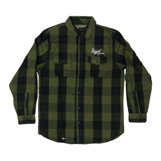 Offroad Rugged Adventure Flannel | Green and Black