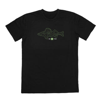 Fish Walleye Tee | Black