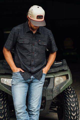 Hunt Traverse Airflow Button Down Shirt | Charcoal
