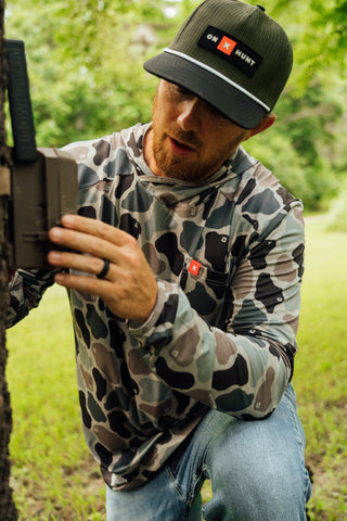 Hunt Bayou Run Airflow Hoodie | Duck Camo