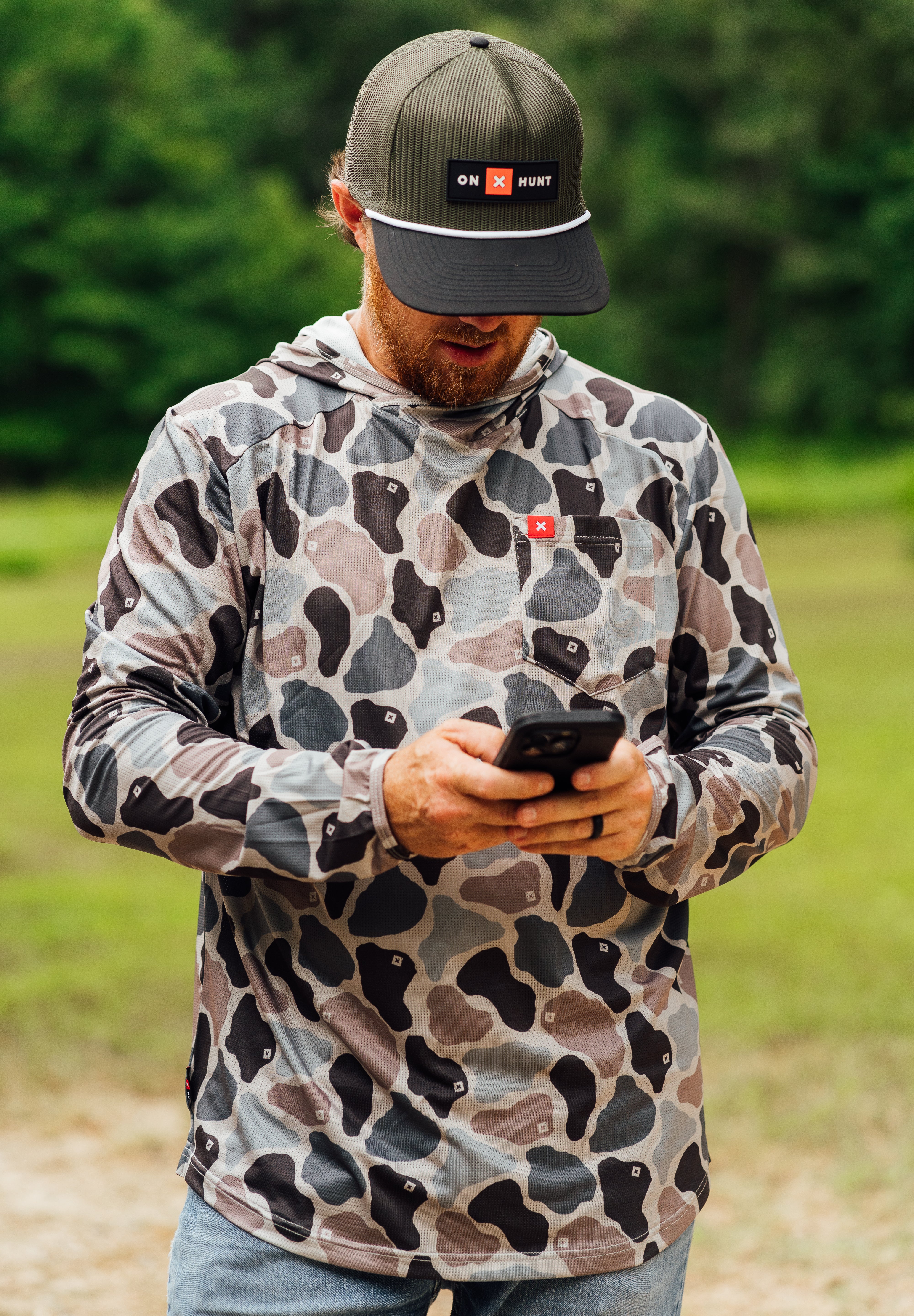 Hunt Bayou Run Airflow Hoodie | Duck Camo