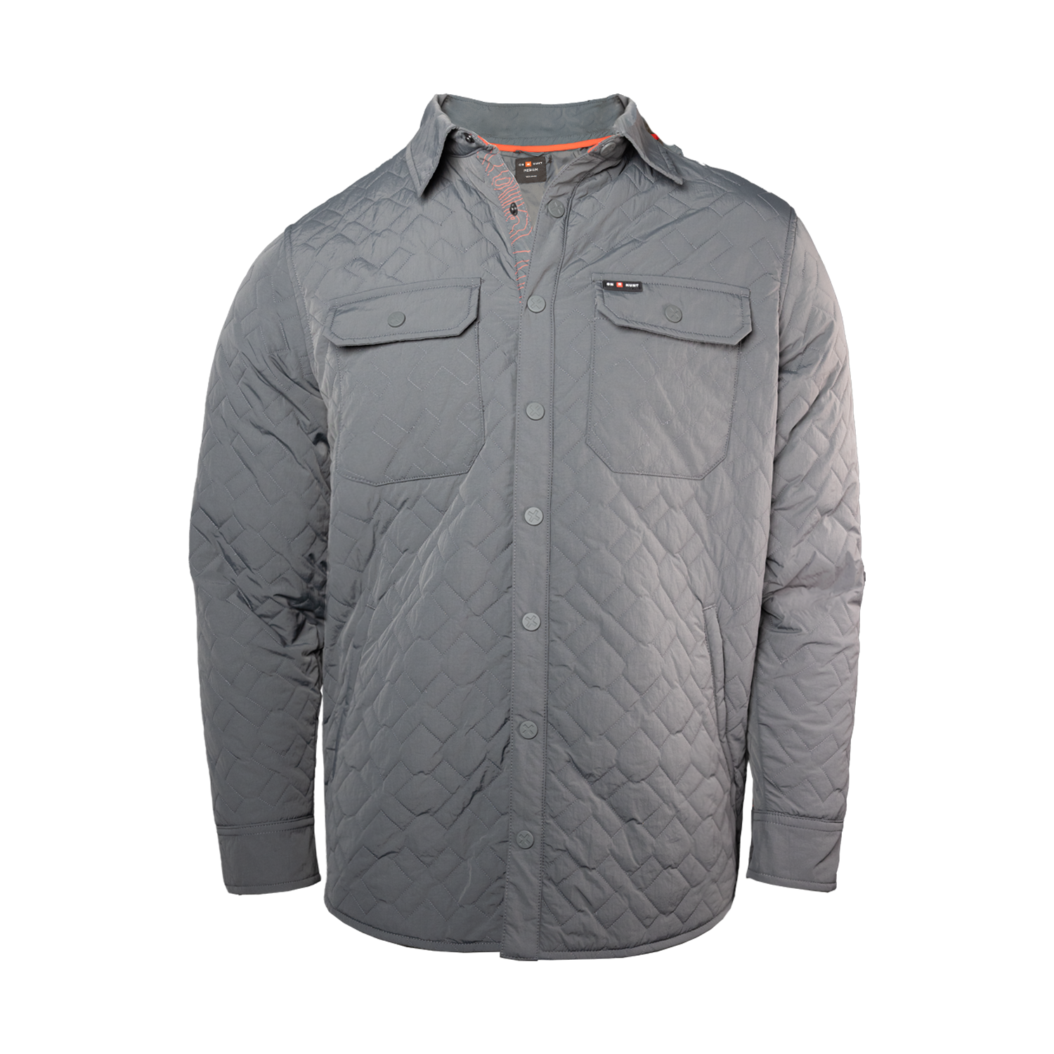 Hunt Bearing Puff Shacket | Charcoal