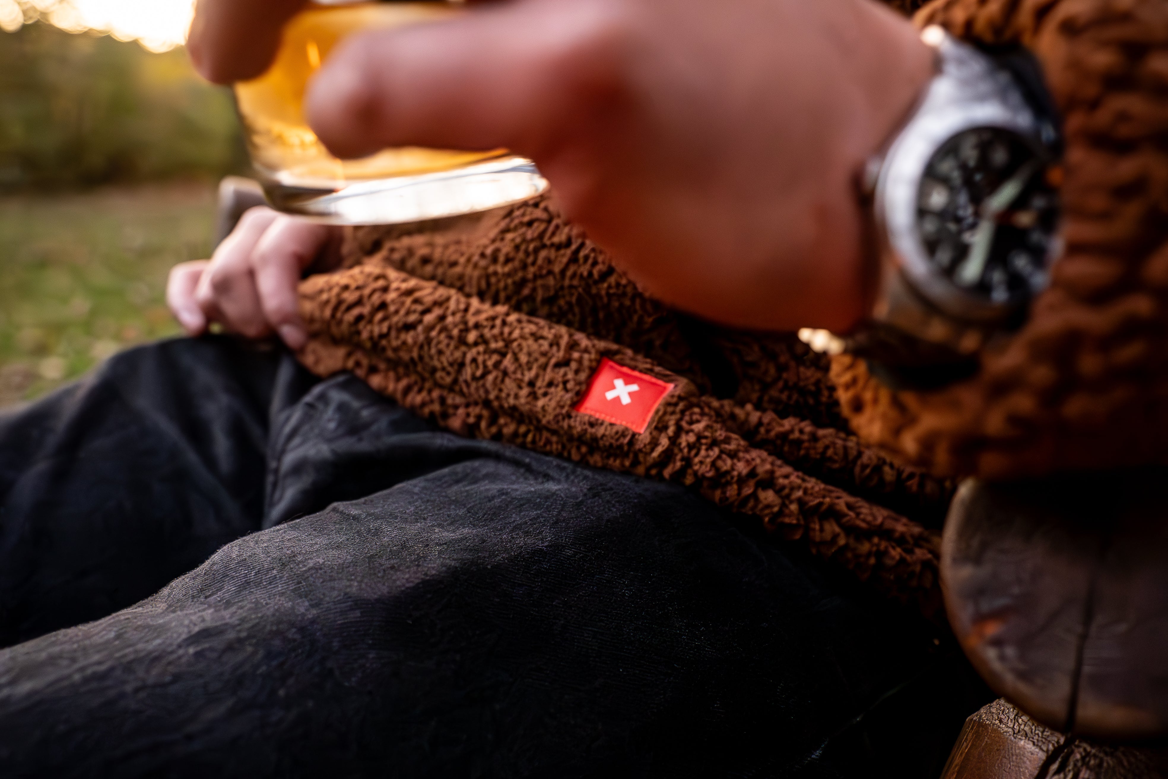 Hunt Elevation Sherpa Snap Pullover | Brown