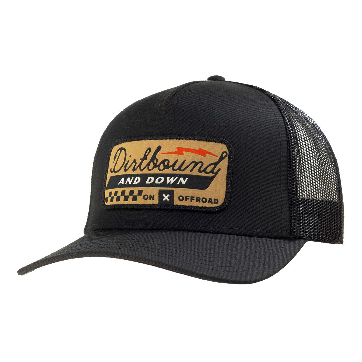 Offroad Dirtbound and Down Patch Hat | Black