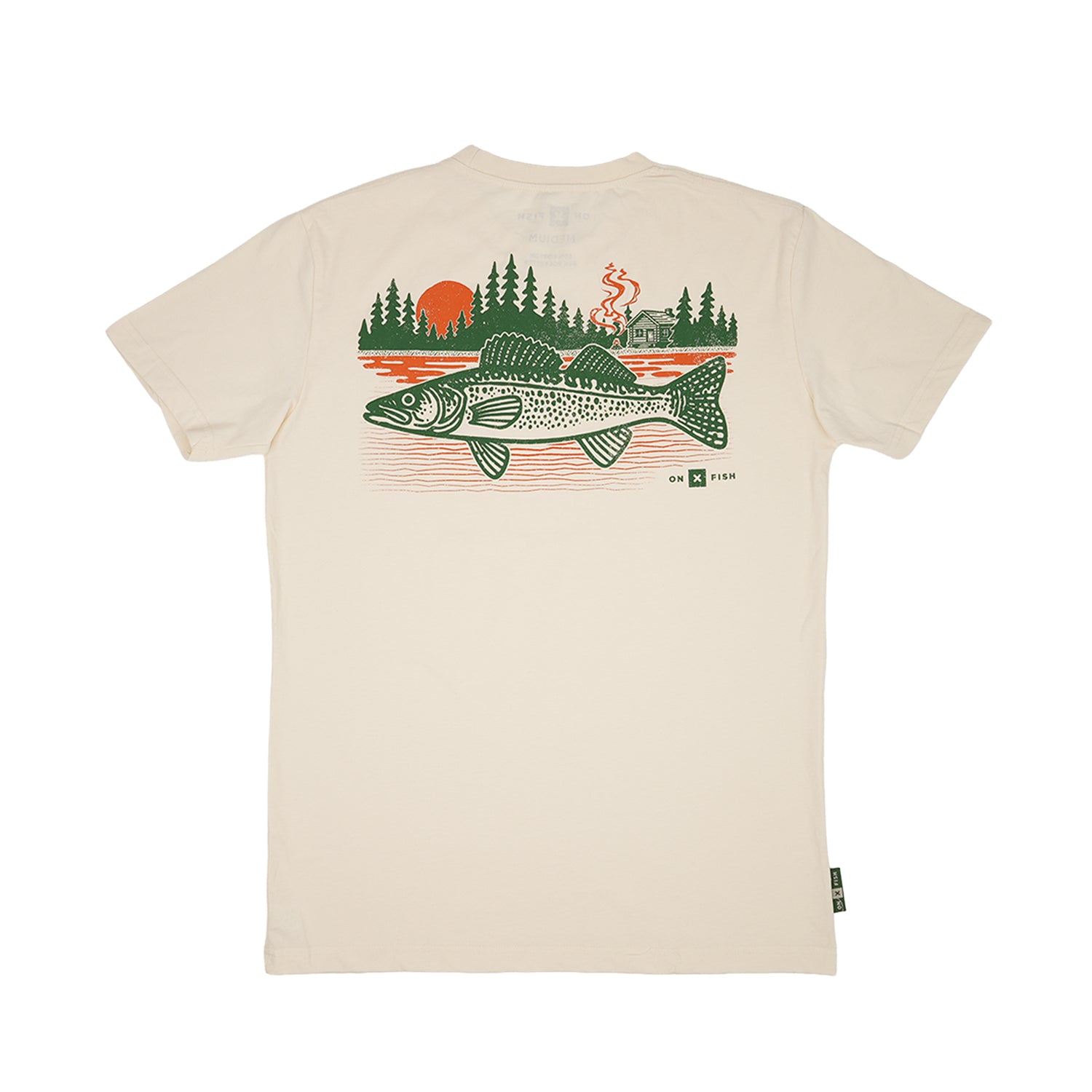 Fish Cabin Country Tee | Natural