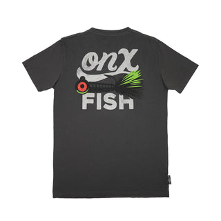 Fish Fuzzy Tail Fever Tee | Charcoal