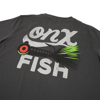 Fish Fuzzy Tail Fever Tee | Charcoal