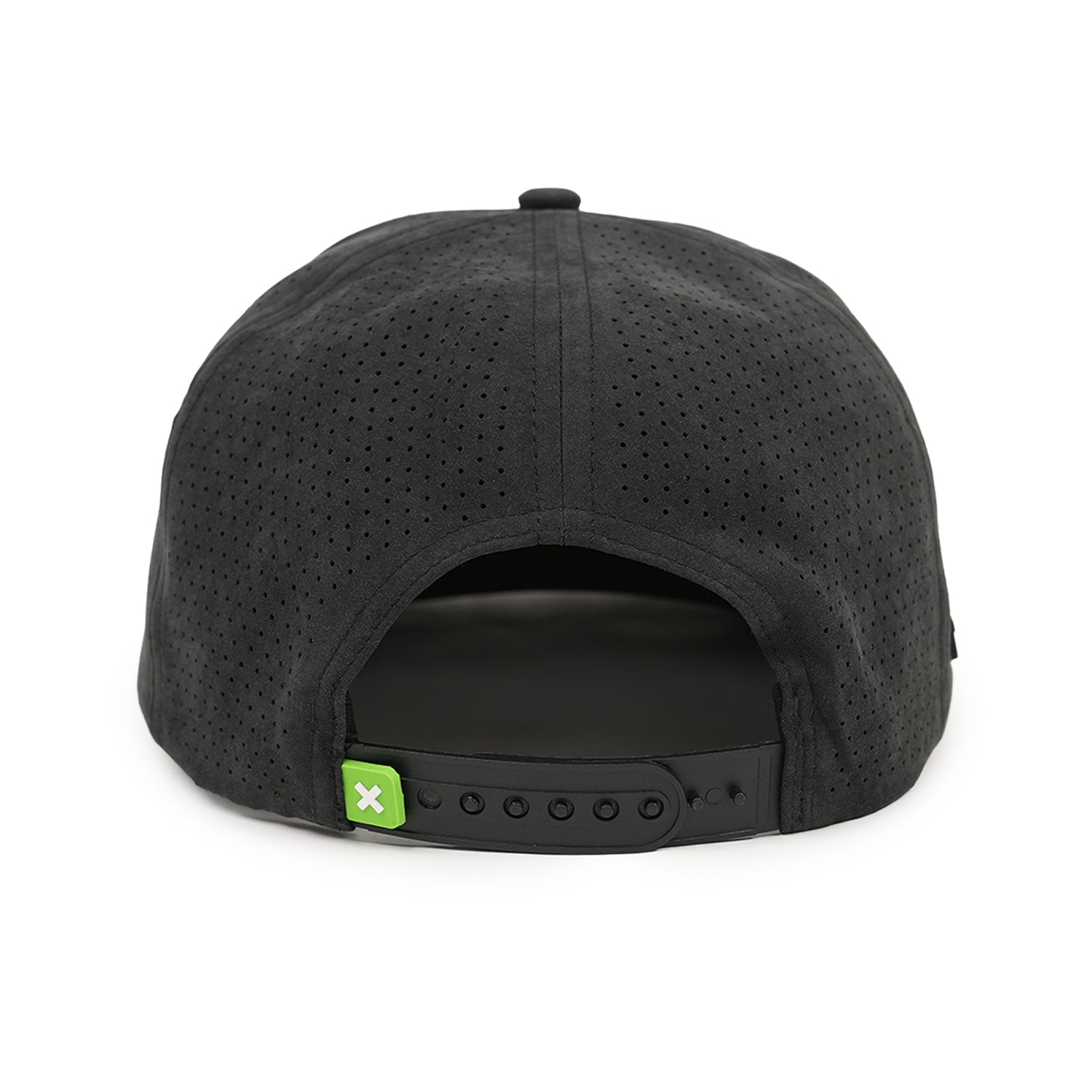 Fish Poly-suede Snapback Hat | Black