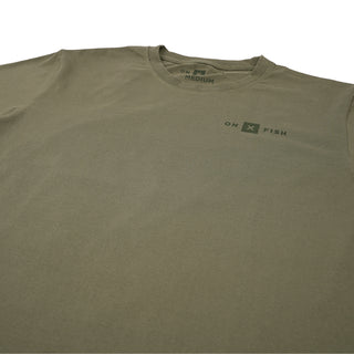 Fish Topwater Tiki Tee | Olive