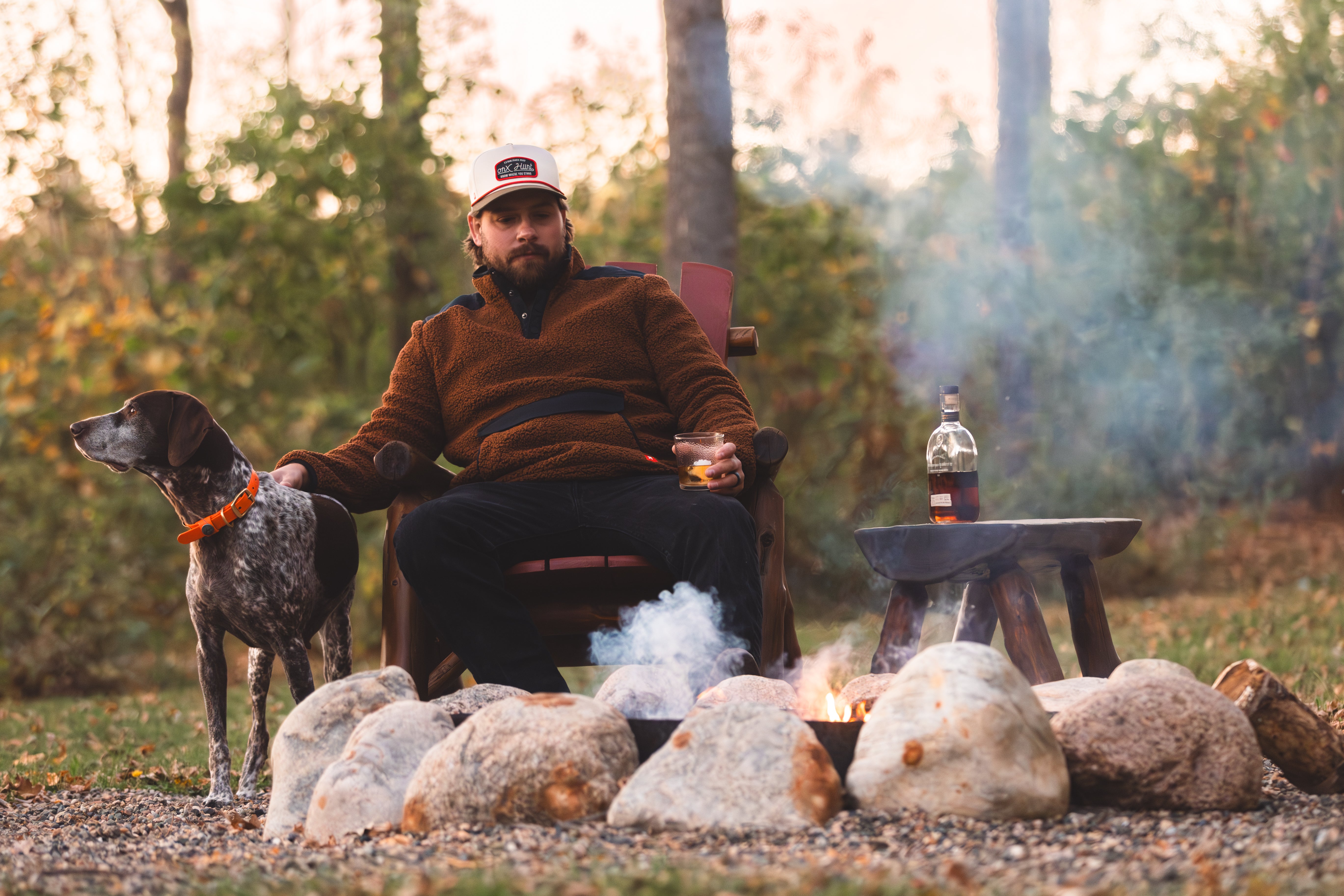 Hunt Elevation Sherpa Snap Pullover | Brown