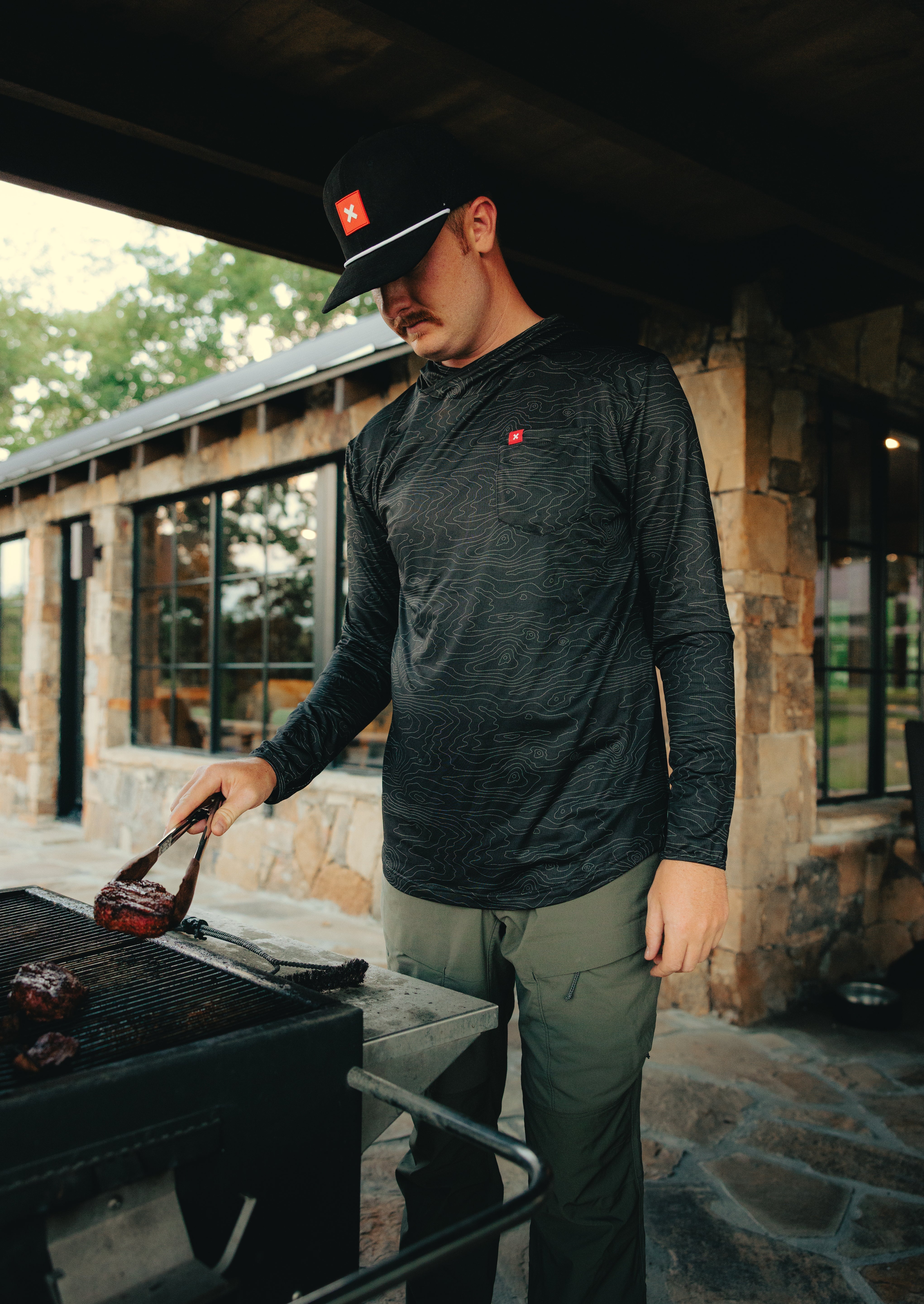 Hunt Shadowline Airflow Hoodie | Black