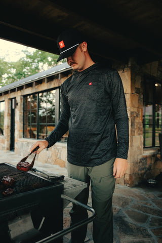 Hunt Shadowline Airflow Hoodie | Black