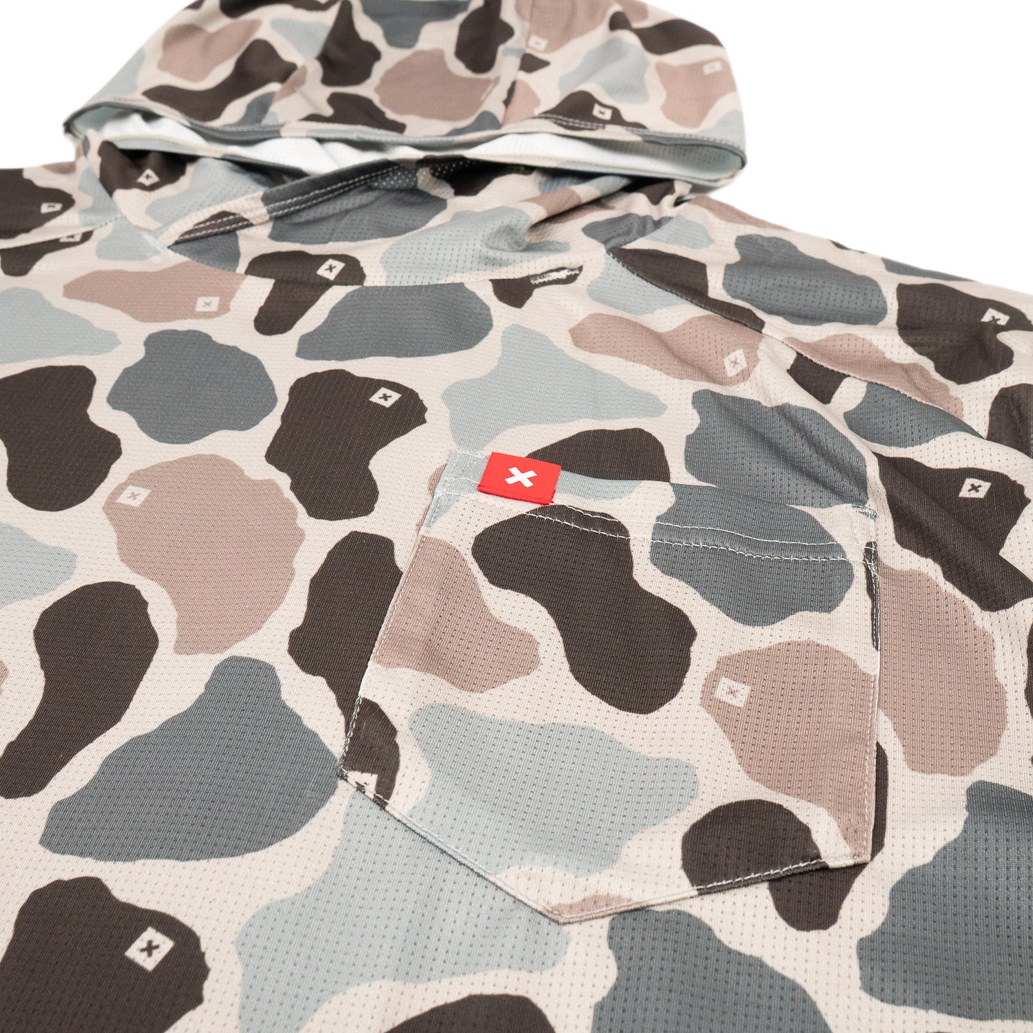 Hunt Bayou Run Airflow Hoodie | Duck Camo