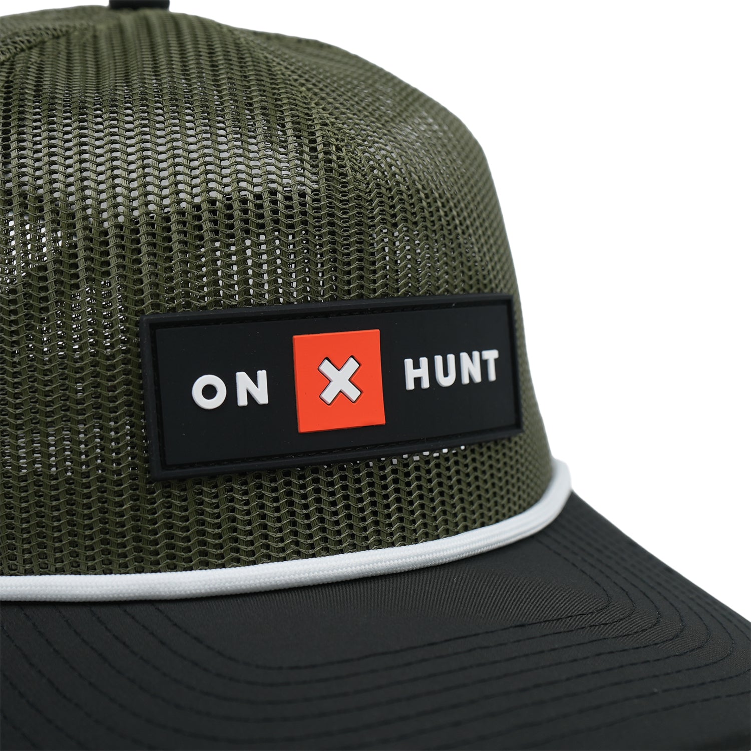 Hunt Crosswind Mesh Hat | Olive and Black