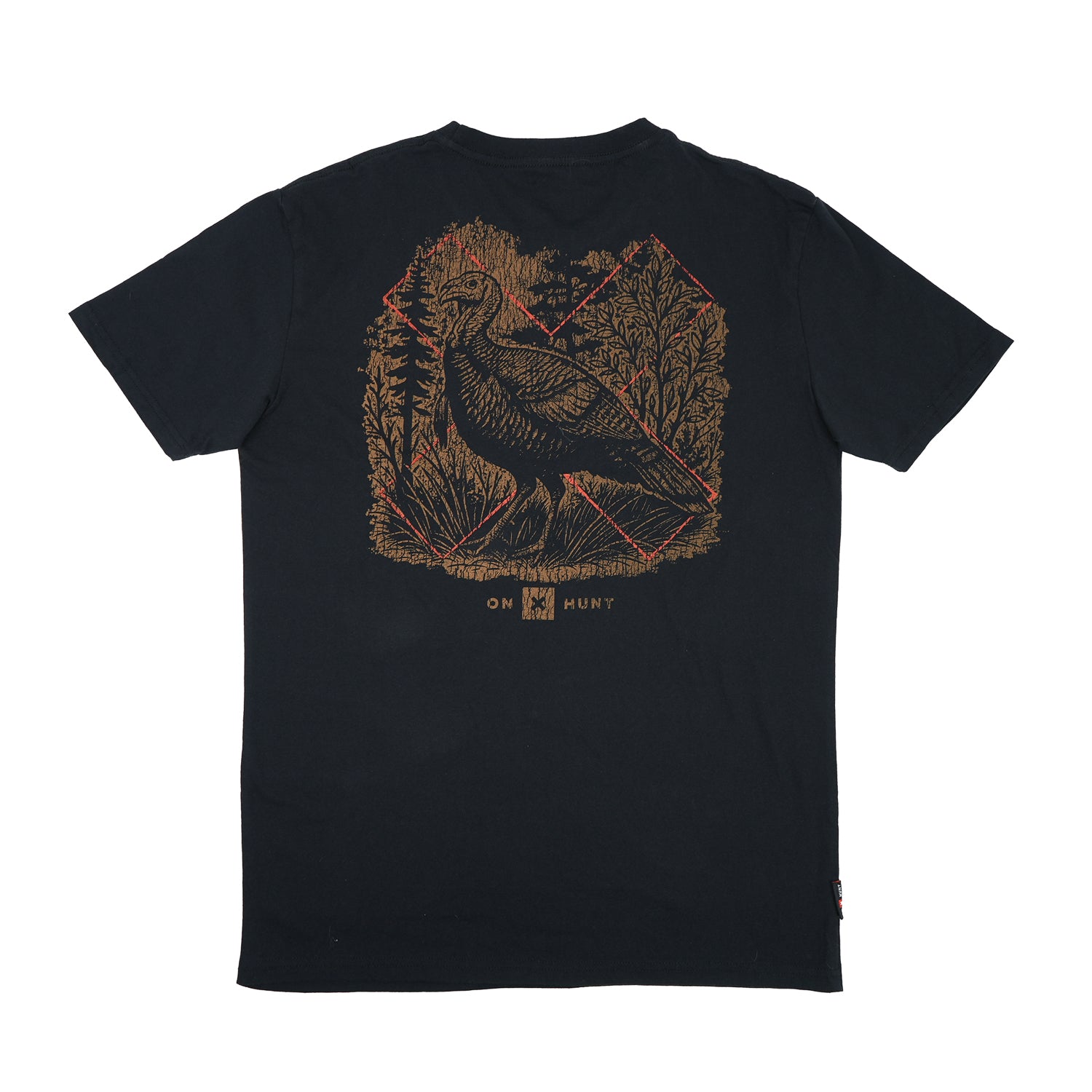 Hunt Pineywoods Gobbler Tee | Black