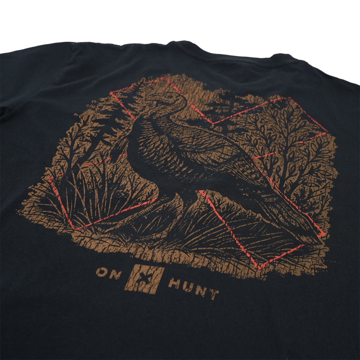 Hunt Pineywoods Gobbler Tee | Black