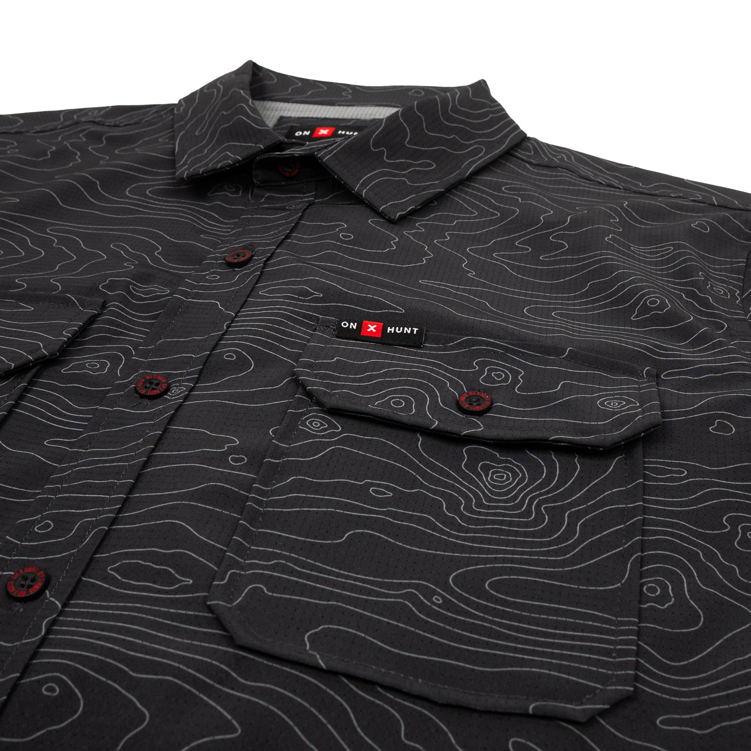 Hunt Traverse Airflow Button Down Shirt | Charcoal