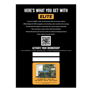 Offroad Elite Membership App Card