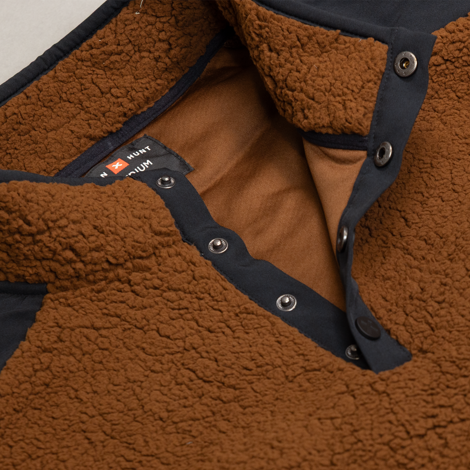 Hunt Elevation Sherpa Snap Pullover | Brown