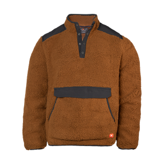 Hunt Elevation Sherpa Snap Pullover | Brown