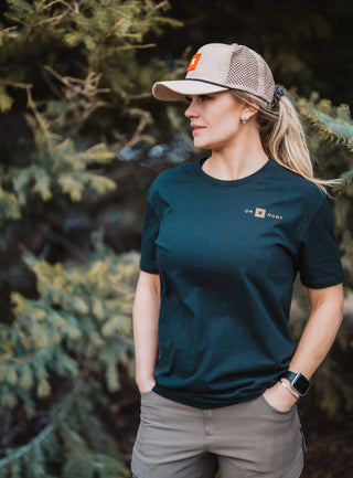 Hunt Pineywoods Gobbler Tee | Black