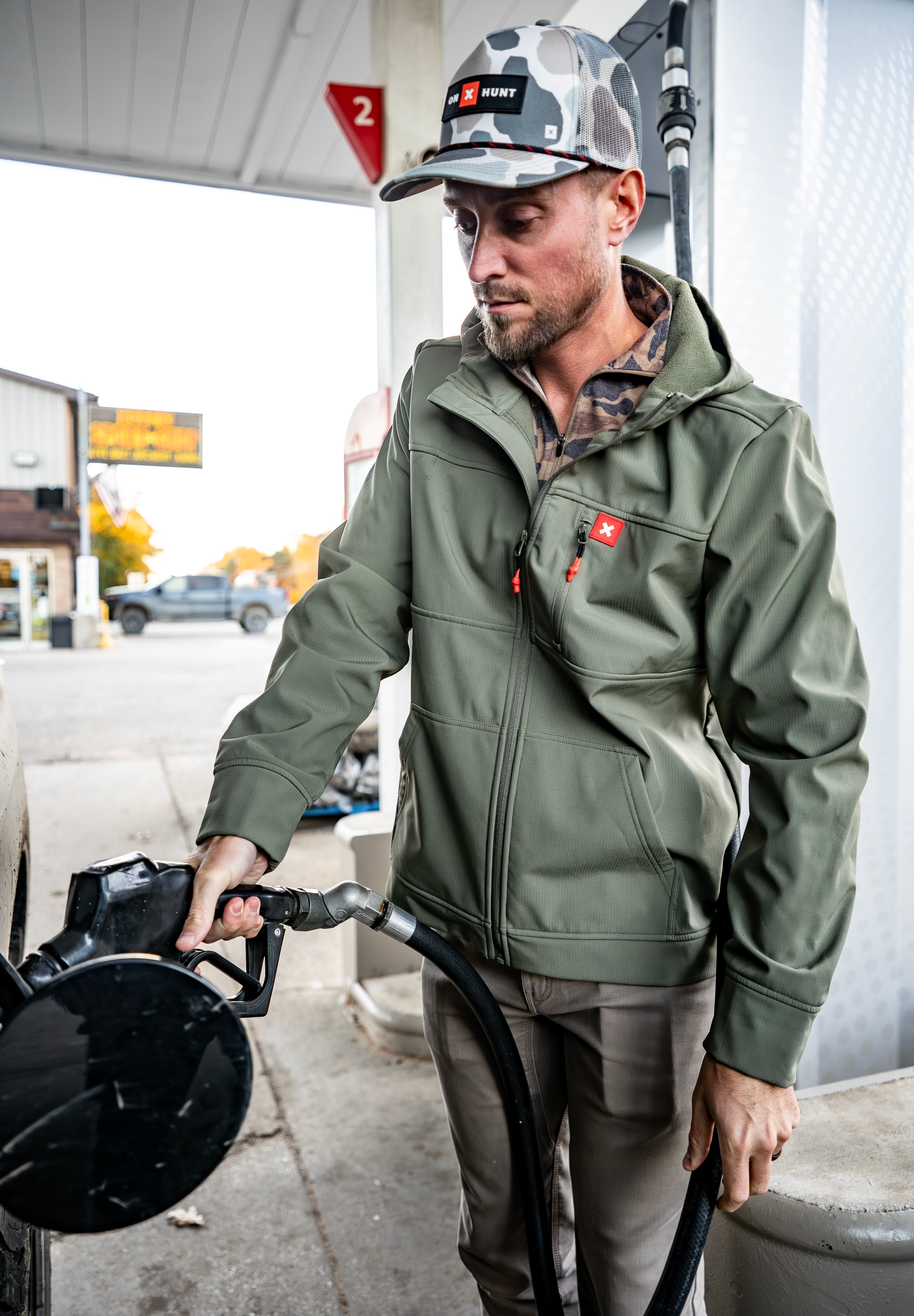 Hunt Waypoint Softshell Jacket | Olive Green