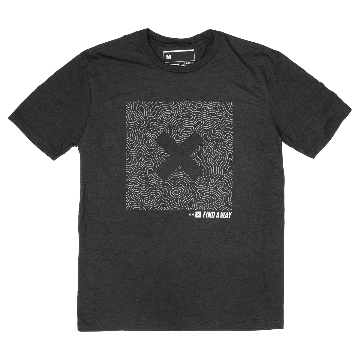 onX Men's Topo Tee | Black – onX Shop