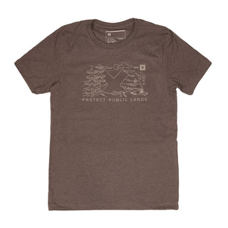onX Protect Public Lands Adult Tee | Brown