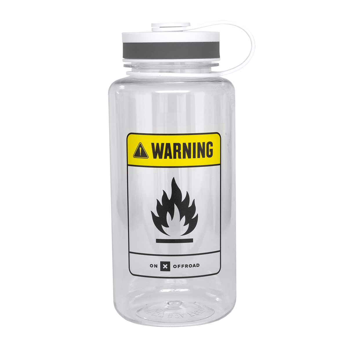 Offroad Warning Water Bottle | Clear