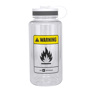 Offroad Warning Water Bottle | Clear