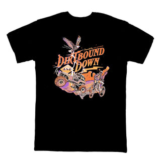 Offroad Dirtbound and Down Moto Tee | Black