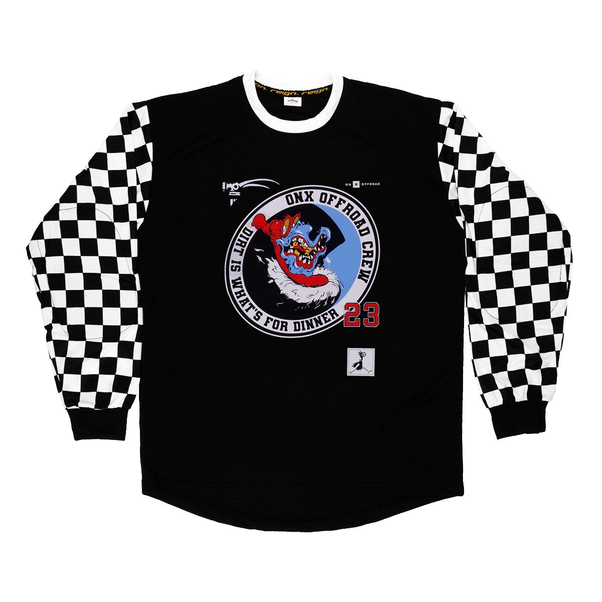 Offroad Crew Jersey | Black and White